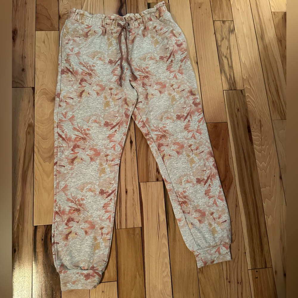 Lauren Conrad Floral sweatpants